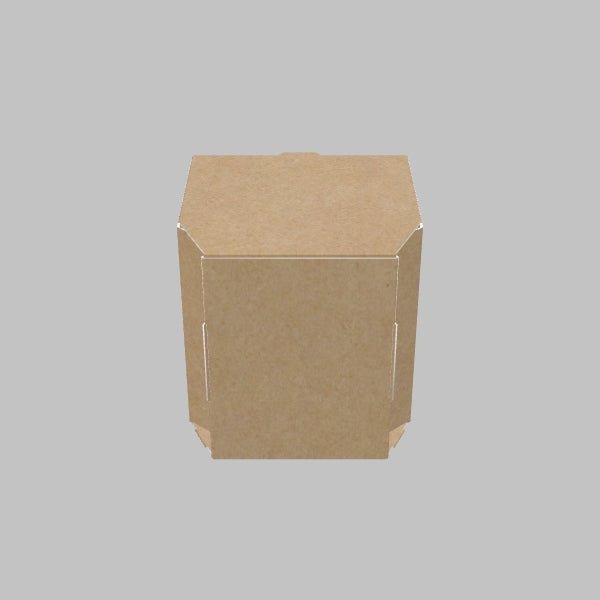 The Bevel Pizza Box by 105 Packaging is showcased against a plain gray background.